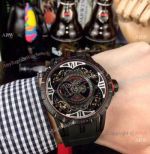 Copy Roger Dubuis Excalibur Quatuor All Black Automatic Watches